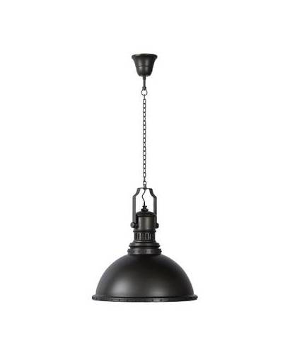 Lucide dumont - hanglamp - ø 40 cm - grijs ijzer
