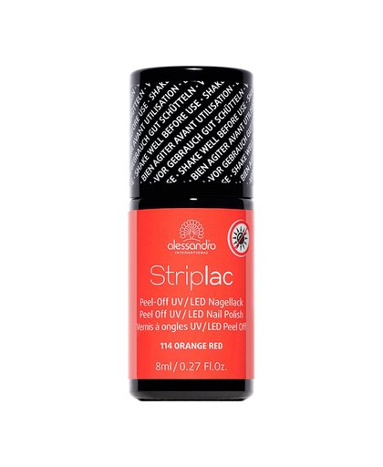Striplac gel nagellak - 114 Orange Red