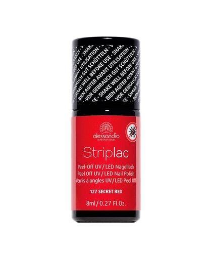 Striplac gel nagellak - 127 Secret Red