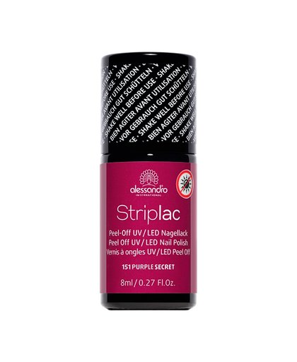 Striplac gel nagellak - 151 Purple Secret