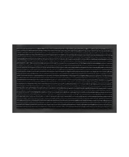Schoonloopmat maxi dry stripe antraciet 40x60 cm