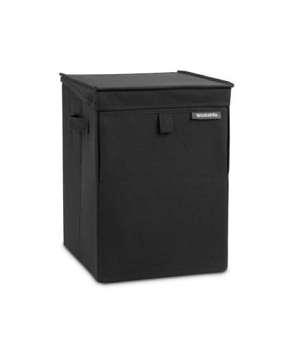 stapelbare wasbox 35 liter - Black