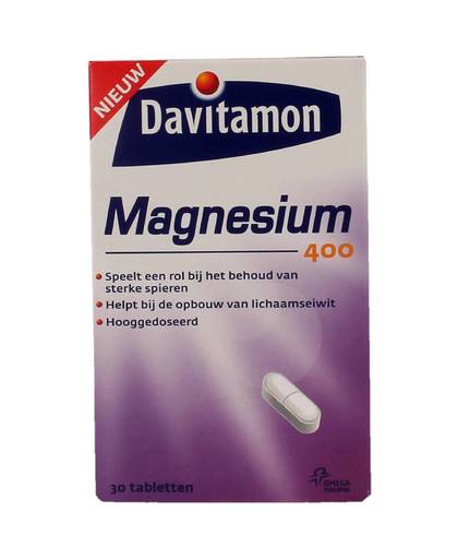 Magnesium 400 mg - 30 tabletten - mineralen