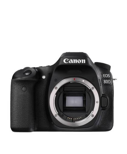 Canon EOS 80D SLR camerabody 24.2MP CMOS 6000 x 4000Pixels Zwart