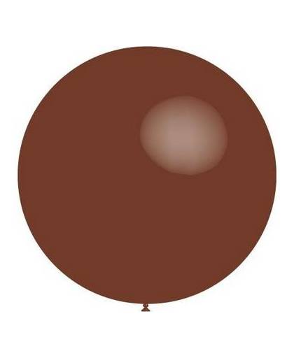 Chocolade bruine reuze ballon 60cm