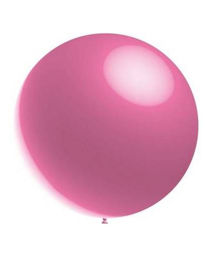 Roze reuze ballon xl metallic 91cm