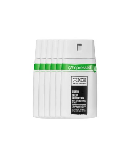Anti-transpirant Urban deodorant spray - 6 stuks voordeelverpakking