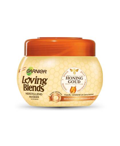 Loving Blends Honinggoud Herstellend haarmasker - 300 ml