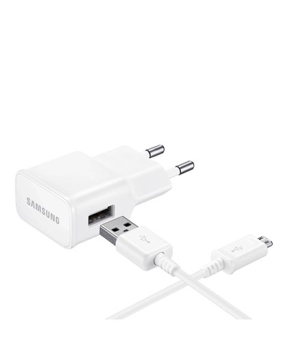 oplader (fast-charging) + micro USB-kabel