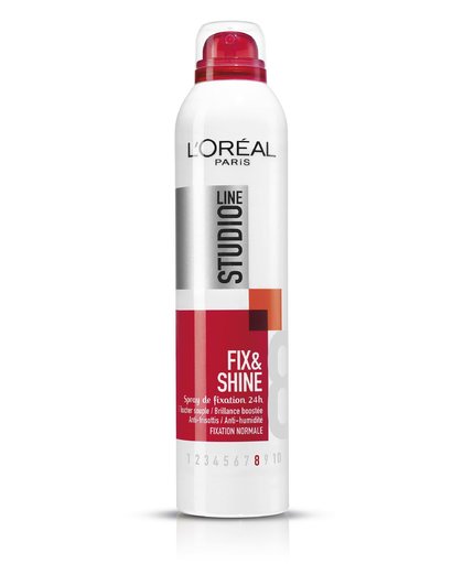 Essentials Fix & Shine 24H Fixing Spray Super Strong haarspray - 250 ml