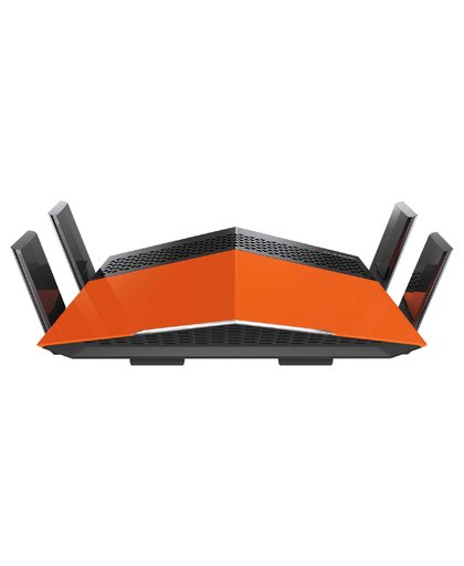 D-Link AC1900 EXO draadloze router Dual-band (2.4 GHz / 5 GHz) Gigabit Ethernet Zwart, Oranje