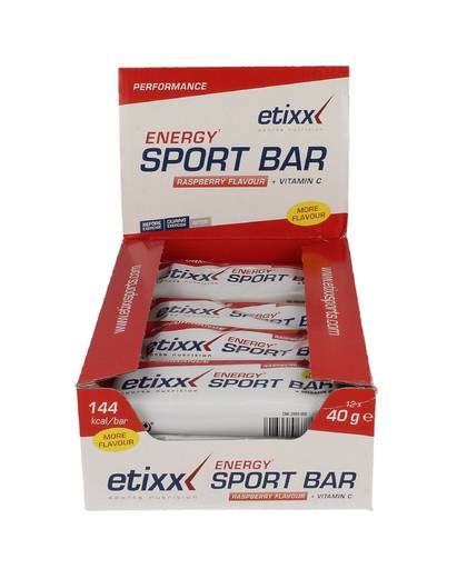 Performance Energy Sport bar - Framboos - multiverpakking - 12 stuks