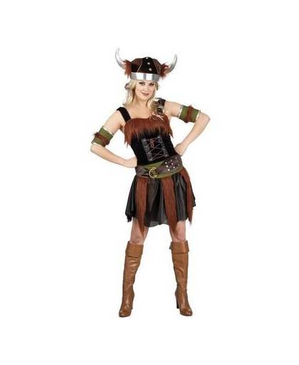 Viking kostuum dames deluxe - maat / confectie: large-extra large / 40-42