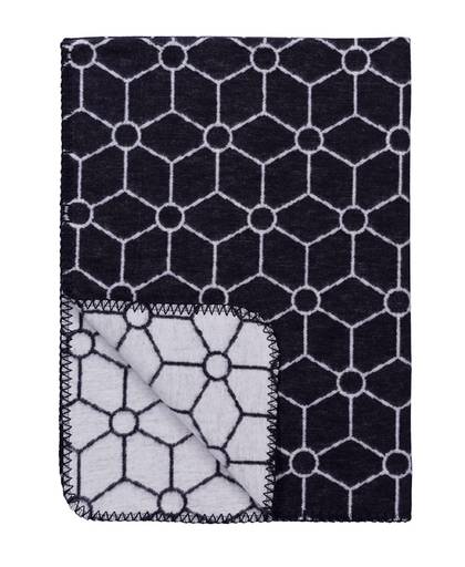 Honeycomb biologische wiegdeken 75x100 cm jeans
