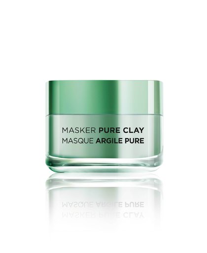 L’Oréal Paris Skin Expert Zuiverend Pure Clay Masker - Alle huidtypen - 50ml - Gezichtmasker gezichtsmasker