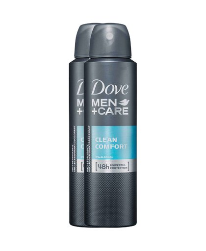 Clean Comfort deodorant spray 2 x 150 ml