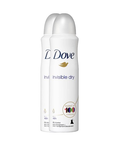 Invisible Dry Women deodorant 2 x 150 ml