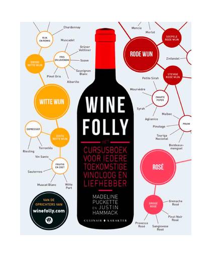 Wine Folly - Hét cursusboek voor iedere toekomstige vinoloog - Madeline Puckette en Justin Hammack
