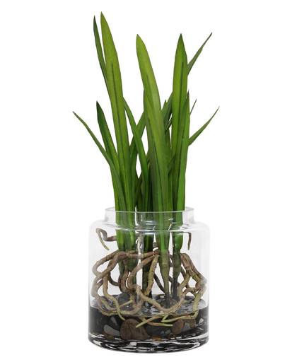 kunstplant Cymbidium orchidee in pot
