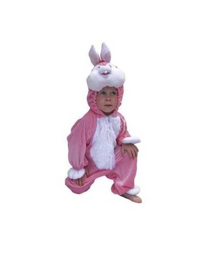Pluche konijn kostuum kinderen 128