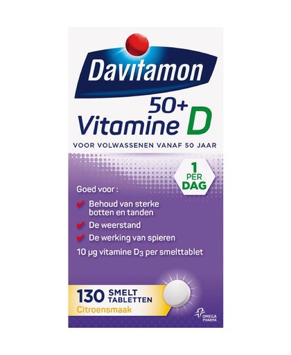 Vitamine D 50+ Smelttablet - 130 tabletten