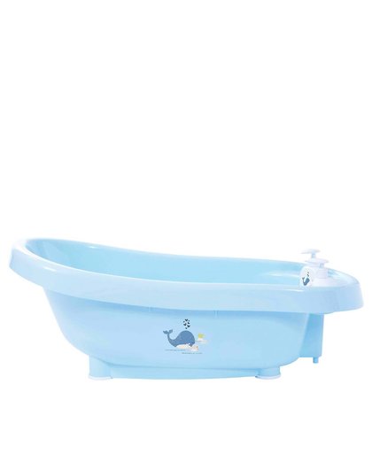 Wally whale click thermobad blauw
