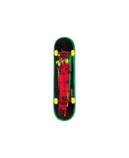 Professioneel skateboard rood/groen