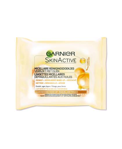Garnier Skinactive Face Micellaire Reinigingsdoekjes Verrijkt met Oliën - 25 doekjes - Gezichtsreiniging gezichtsreinigingsdoekje