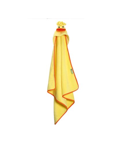 Puddles the Duck baby badcape 75x75 cm