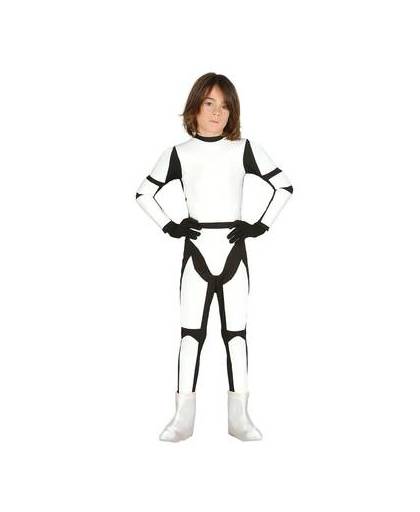 Space trooper kostuum voor kinderen - verkleedpak 5-6 jaar (110-116)