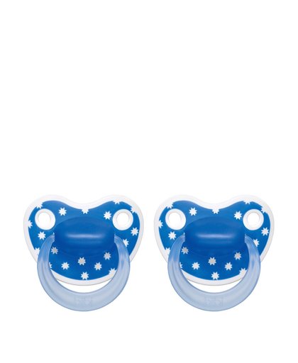 Happiness Dental fopspeen Lovely Dots 16+ mnd blauw (2 stuks)