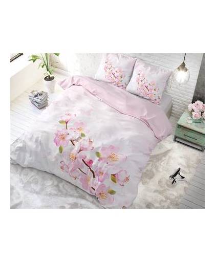 Sleeptime sweet flowers pink - dekbedovertrek: 1-persoons (140 cm)