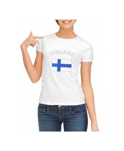 Wit dames t-shirt finland l
