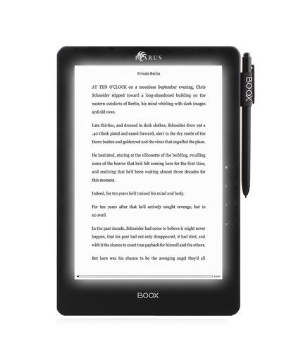 Icarus E1053BK e-book reader Touchscreen Wi-Fi Zwart