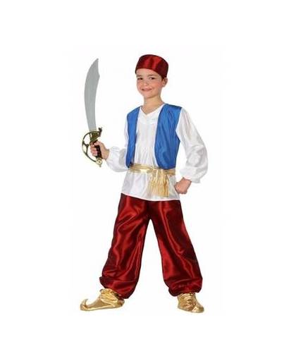 Arabische strijder badir kostuum voor jongens 116 (5-6 jaar)