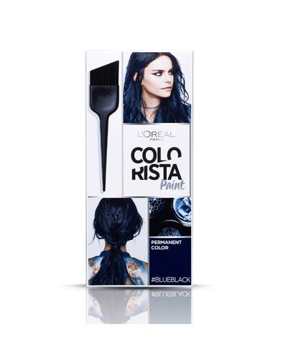 Colorista permanente haarkleuring - blue black