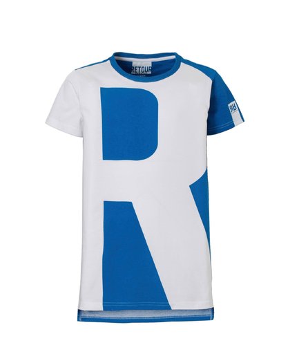 T-shirt Damon blauw