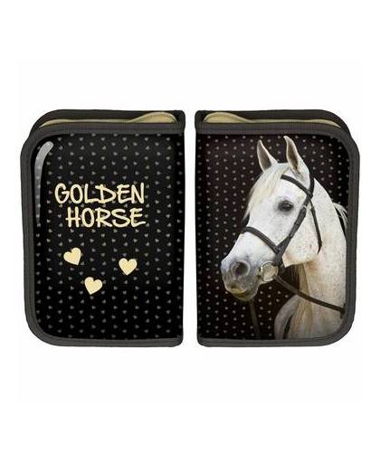 Golden horse - gevuld etui - 22 stuks - zwart