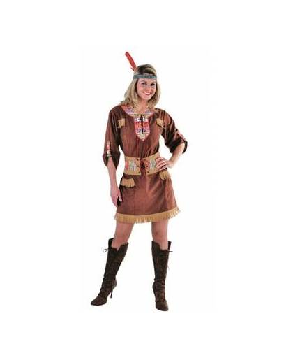 Bruine indianen dames outfit 40 (l)