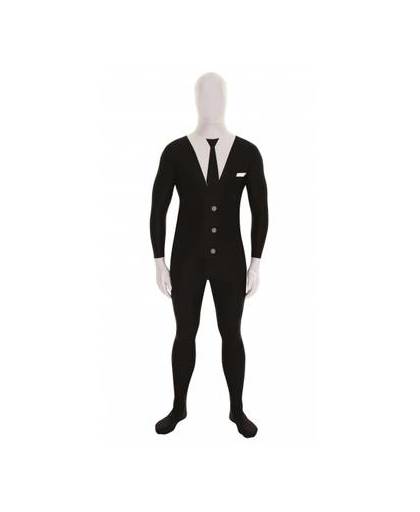 Originele morphsuit businessman zwart m (145-160 cm)