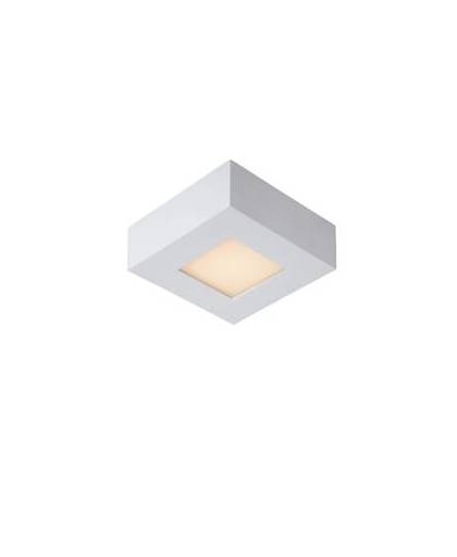 Lucide brice-led - plafonniere - led dimb. - 1x8w 3000k - ip40 - wit