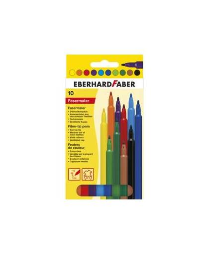Viltstift eberhard faber 10 kleuren