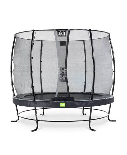 EXIT Elegant trampoline ø253cm with safetynet Economy - black