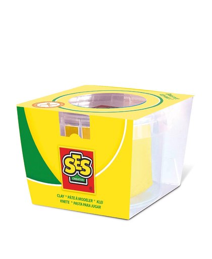 SES Creative 00401 materiaal voor pottenbakken en boetseren Boetseerklei Geel 90 g 1 stuk(s)