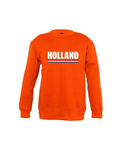 Oranje holland supporter sweater kinderen 7-8 jaar (122/128)