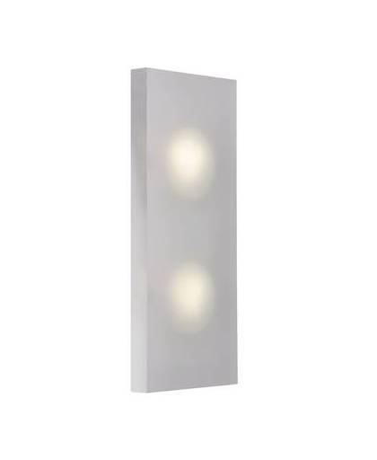 Lucide winx - wandlamp badkamer - 2x9w 4500k - ip21 - opaal
