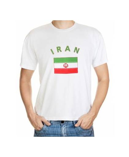Wit heren t-shirt iran 2xl