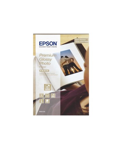 Epson Premium Glossy Photo Paper - 10x15cm - 40 Vellen pak fotopapier