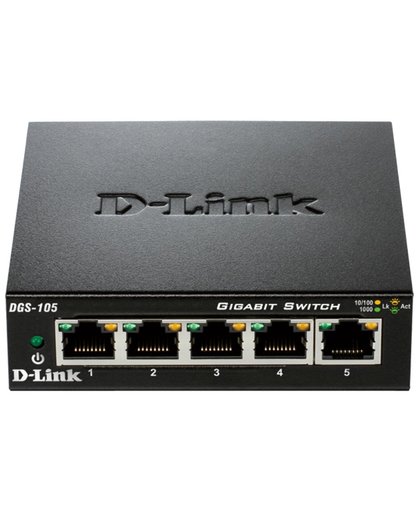 D-Link DGS-105 5-Poorts Gigabit Switch