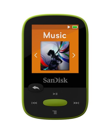 Sandisk Sansa Clip Sports 8GB limoen